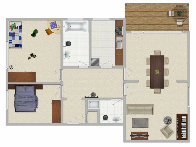 Flexible 3- bis 4-Zimmer-Wohnung mit Balkon in Bad Honnef - Foto 1
