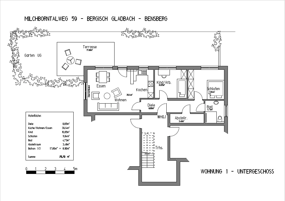 Neubau-Erstbezug! 3-Zimmerwohnung mit Terrasse und Garten - Foto 1