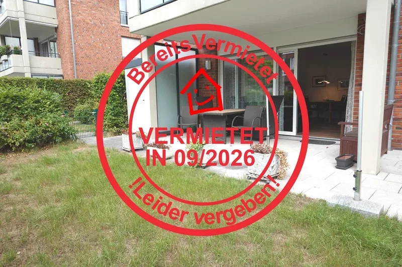 Große Gartenwohnung mit 3 Zimmern in Leverkusen - Schlebusch!