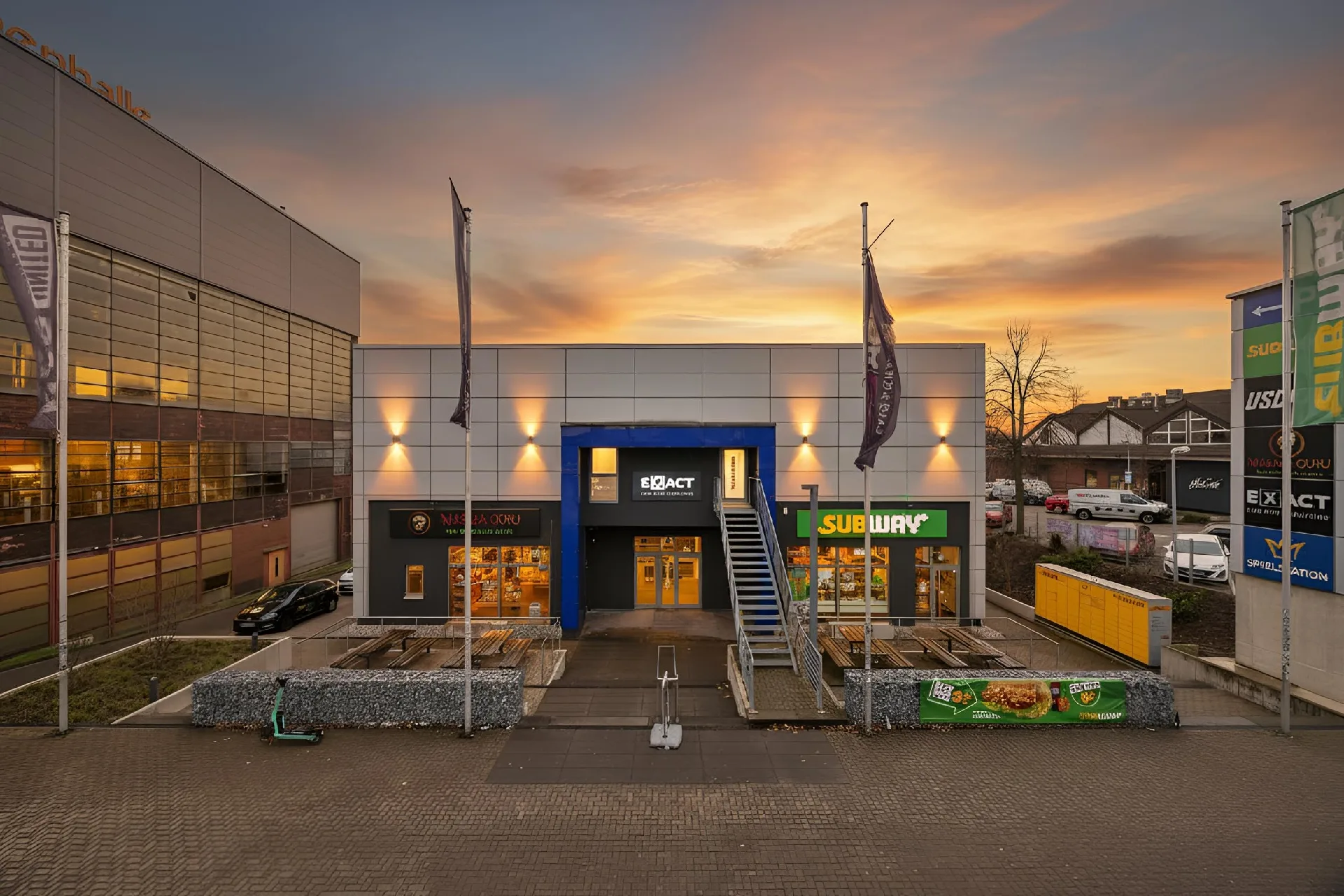 OB - NÄHE CENTRO: MODERNES, VOLL VERMIETETES ENTERTAINMENT-CENTRUM MIT PARKPLÄTZEN ZU VERKAUFEN